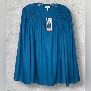 Jessica Simpson Women's Corsair Leslie Boho Long Sleeve Flare Women's XL